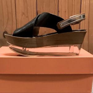 AGL Platform lucite sandals size 37